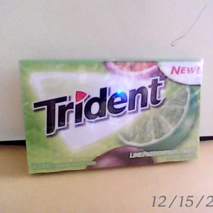 Trident Lime Passion Fruit  S/F Gum 14 Pcs