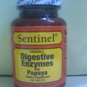 Sentinel Papaya Digstive Enzyme 100 Chew Tab