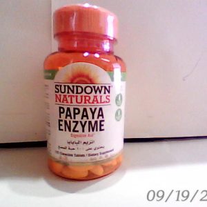 1^^Sundown Papaya Enzyme 100 Chew Tab