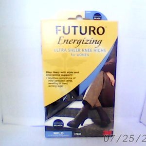 Futuro Energizing Ultra Sheer Knee High Socks For Women Mild (M) 71014-Black