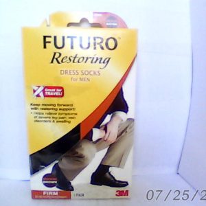 Futuro Restoring Dress Socks For Men Firm (M) 71035-Brown