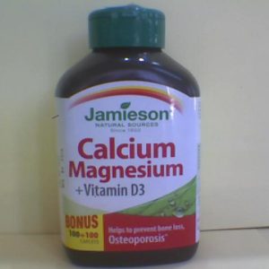 Jamieson Calcium, Magnesium & Vit D3 200 Tab