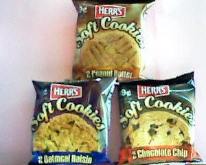 Herrs Soft Cookies 2 Pcs 70 g جميع الأنواع