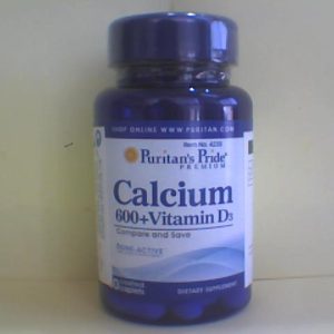 N..A 8/1/2024 Puritans Pride Calcium 600+ Vit D3 60 Cap