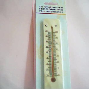 ميزان حائط خشبي Wooden Thermometer