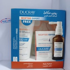 Offer Ducray Anti Hair Loss(Neoptide Expert Serum 50ml 2 Bottles+ Anaphase+ Shampoo 200ml Free)^^1