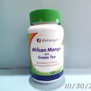 N.5.A 12/4/2025  Bio Energy African Mango With Green Tea 120 Cap
