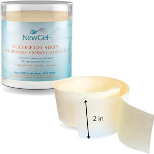 NewGel+ Silicone Gel Anti Scar Abdomen Strip 5.1*6 cm