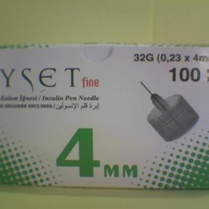 Ayset Fine Insulin Pen Needle 32G 4mm 100 Pcs