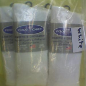 Foot Care Diabetic & Circulatory Socks (40-42) -White