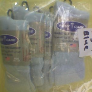 Foot Care Diabetic & Circulatory Socks (35-37) -Light Blue