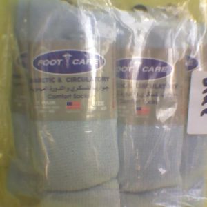 Foot Care Diabetic & Circulatory Socks (38-40) -Light Blue