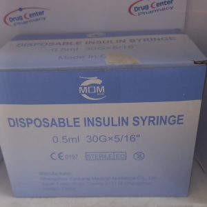 Mom Insulin Syringe (30G) 0.5ml 100 Pcs