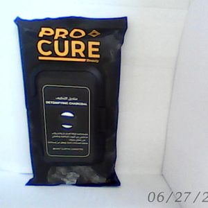 Pro Cure Detoxifying Charcoal Make Up Remover Wipes 25 Pcs