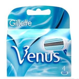 Gillette Venus Smooth Refillable Women Razors Head Refiller 4 Pcs