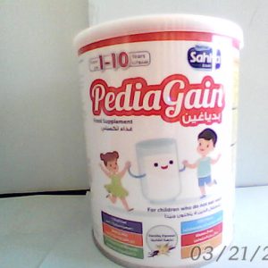 Sahha Pediagain Vanilla Milk I/F 400g
