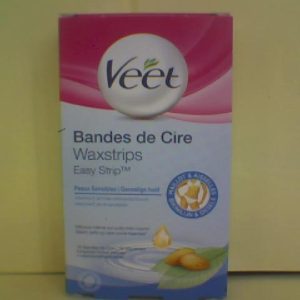 Veet Bikini & Under Arm Wax Strips (Sensitive) 16 Pcs +Wipes 4 Pcs ^^1 N..A C 6/10/2024