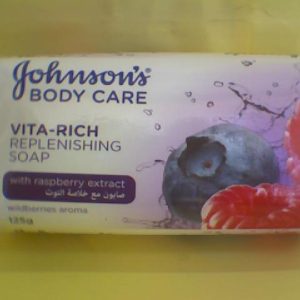 Johnsons Vita Rich Raspberry Soap Bar 125g