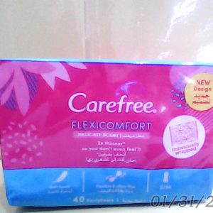 Carefree Flexicomfort Individually Wrapped Pantyliner 40 L/PadsN..A 15/9/2021 12@24