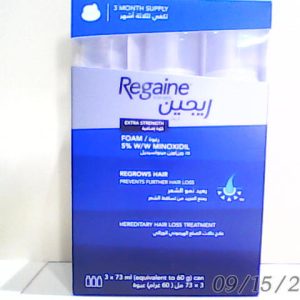 N.3.A 14/12/2025 Regaine 5% Hair Foam 73ml 3 Pcs