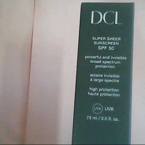 DCL Super Sheer SPF 50 Sunblock 75ml  N..A  25/7/2023