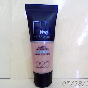 Maybelline Fit Me Liquid Foundation Tube (220) 30 ml - Natural Biege
