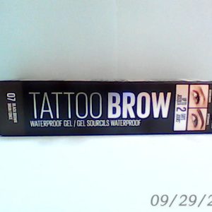 Maybelline Tattoo Brow Waterproof Eyebrow Gel (07) 5 ml - Black Brown