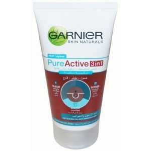 Garnier Pure Active 3 in 1 Mask Tube 150ml Discont