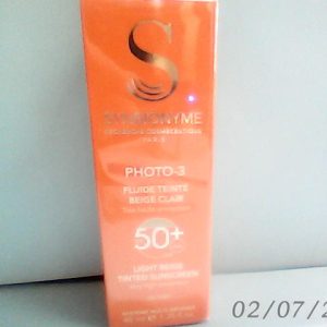 Synbionyme Photo-3 Sunblock Spf 50+ Tinted Fluid 40ml -Light Beige Del