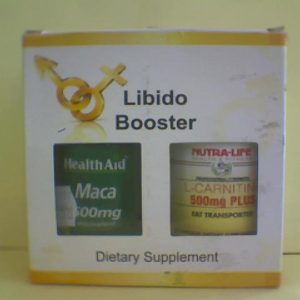 Libido Booster (L-Carnitine 500mg 30 Cap+Macca 500mg 60 Cap)