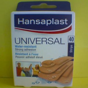 Hansaplast Universal Water Proof Assorted Plaster Strips 40 Pcs -45907