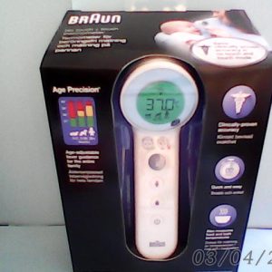 Braun Non Contact Forehead Thermometer BNT400 / BNT400B $Temp.2 Discont.