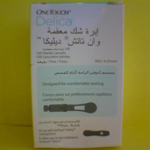 One Touch Delica Plus Blood Lancet 100 Pcs N..AC 2/12/2025
