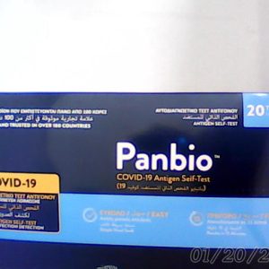 Panbio COVID-19 Ag Self Rapid Test 20 Pcs-->All-(Kh+Ar) Del