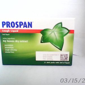 N.2.A 26/7/2025 Prospan Cough Syrup 21 Stick