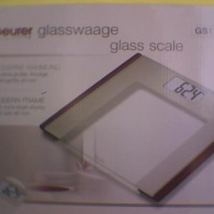 Beurer Glass Digital Weight Scale GS170-Ruby