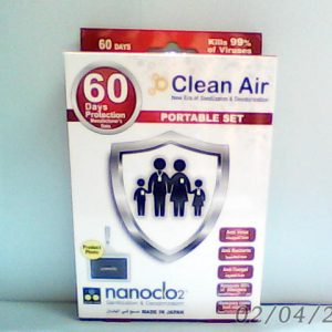 Clean Air Portable Microbes Air Purifier Clip Del