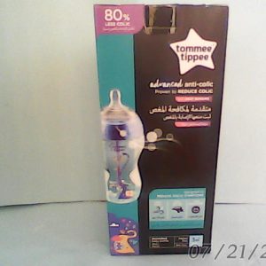 Tommee Tippee Advanced Anti Colic  F/Bottle 340ml 3m+ Decorated Del