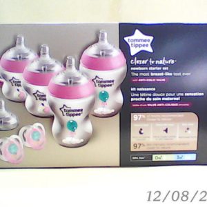 Tommee Tippee Closer To Nature Newborn Starter Set 0m+,3m+ - 42356661 -Decorated Girl Del