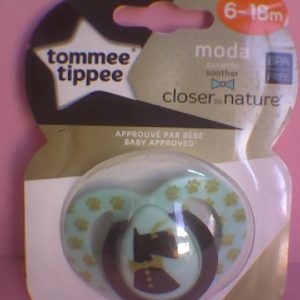 Tommee Tippee Moda Silicon Soother/Pacifier 6-18m-43338950-Decorated Boy Del