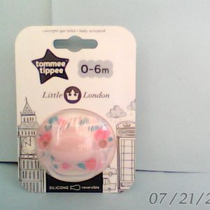 Tommee Tippee Little London Silicon Soother/Pacifier 0-6m 43340950- Girl Del