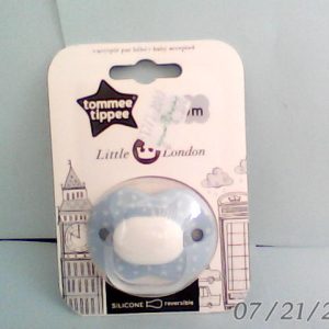 Tommee Tippee Little London Silicone Soother/Pacifier 0-6 m - 43341050 - Boy Del