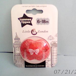 Tommee Tippee Little London Silicone Soother/Pacifier 6-18 m - 43341150 - Girl Del