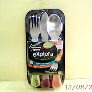 Tommee Tippee Explora Grown Up Metal Cutlery Set 12m+ -446608 Del