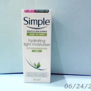 Simple Hydrating 12 Hr Light Moisturiser Cream 125 ml Del