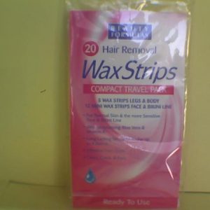 Beauty Formulas Travel Pack Wax Strips 20 Pcs