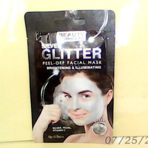 Beauty Formulas Silver Glitter Peel Off Tissue Mask Del