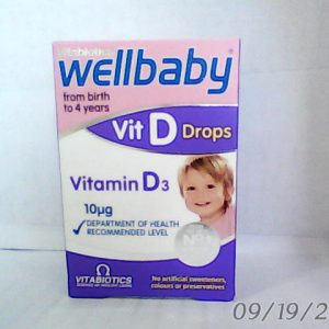 Vitabiotics Well Baby 10 Mcg Kids Vit D Drops 30ml $Temp.10