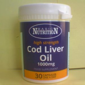 Basic Nutrition Cod Liver Oil 1000mg 30 Cap