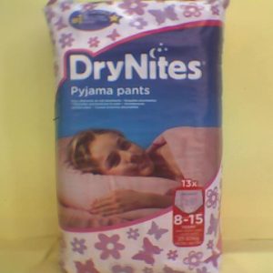 Dry Nites For Girl (8-15) Yrs 13 Under Wear Diapers..All Exp Ab,H,W,R,Ja